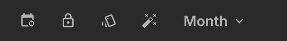 Action Buttons Dark