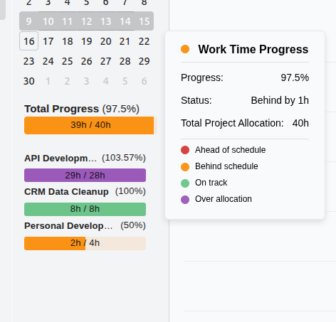 Progress Bars and Statistics